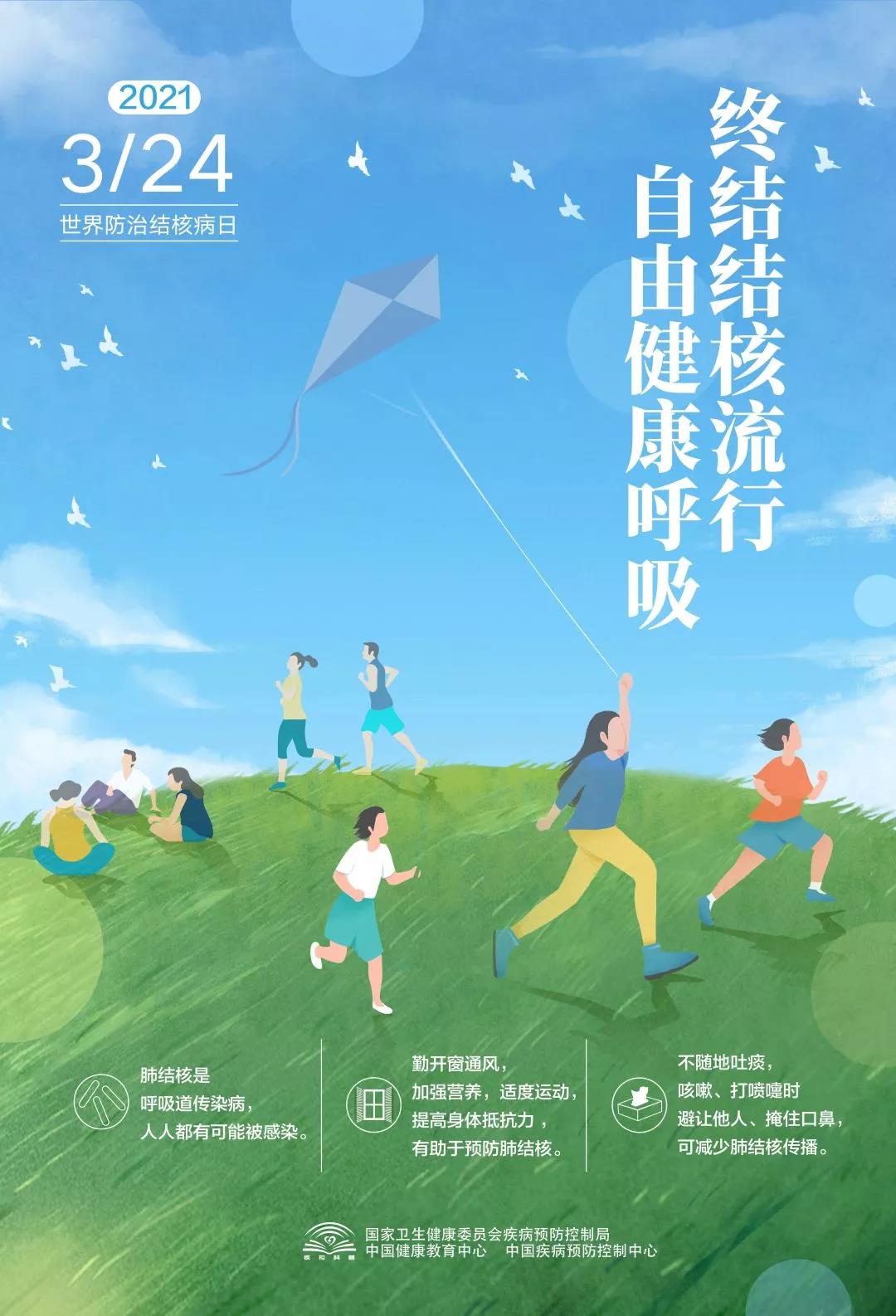 2021年3.24世界防治結核病日宣傳海報