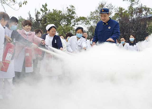 運(yùn)城安國(guó)醫(yī)院消防警笛再鳴，未雨綢繆防火患